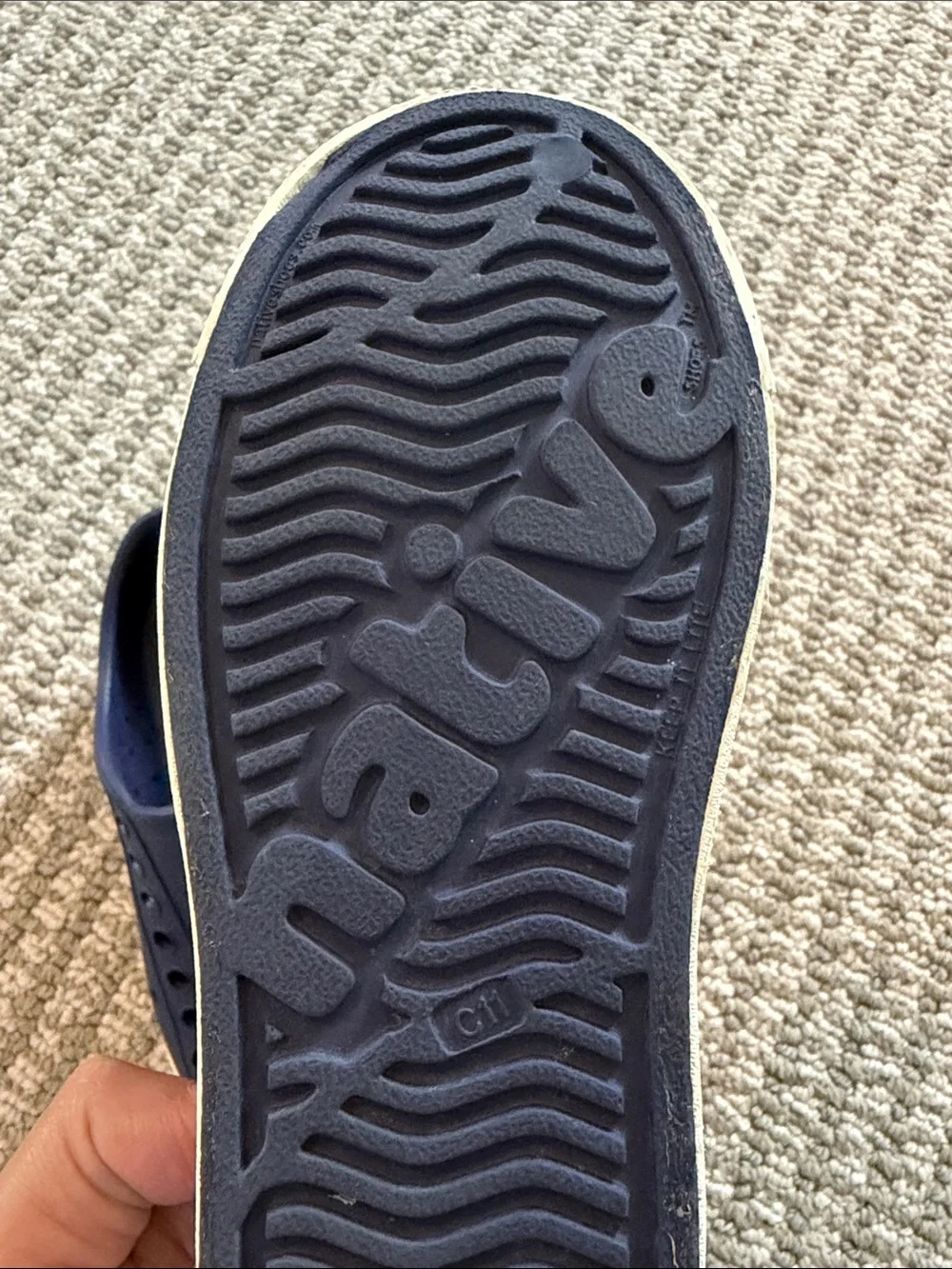 Native Boy’s Navy Slip-On Water-Resistant Casual Shoes